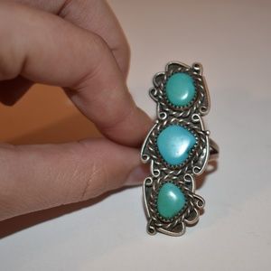 Real Silver and Torquoise Ring